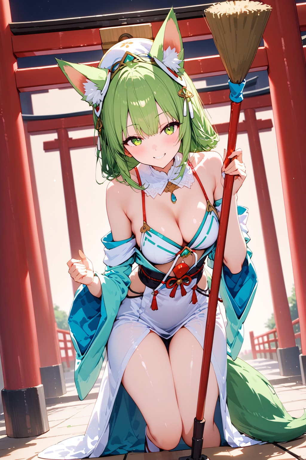 お掃除しちゃうぞ