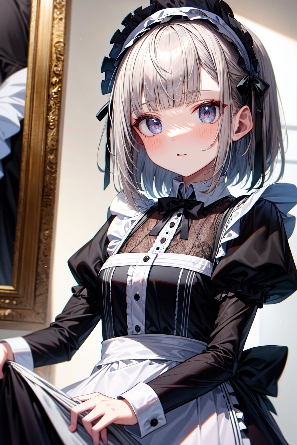 ぱっつんゴスロリメイドちゃん？