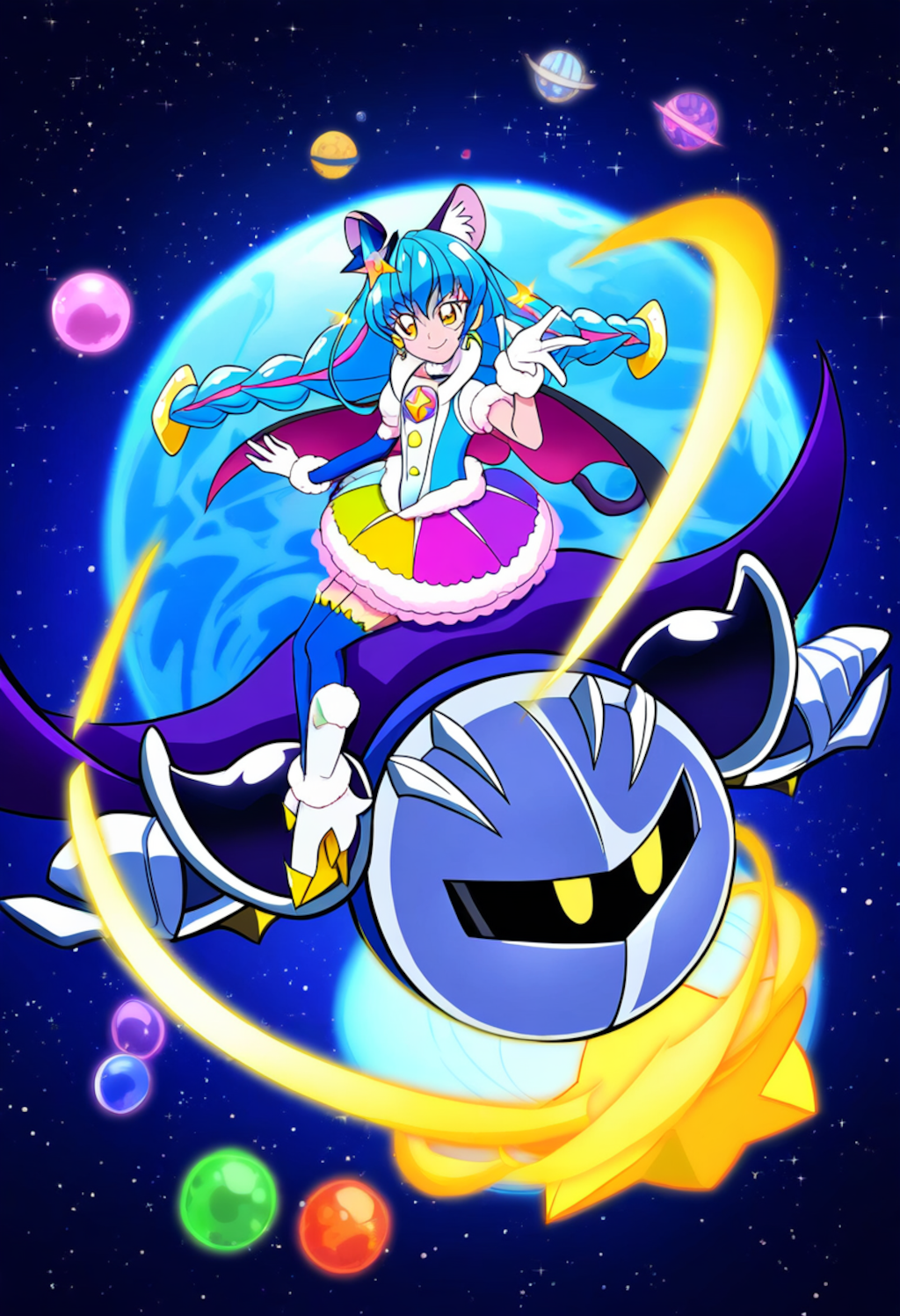 キュアコスモxメタナイト