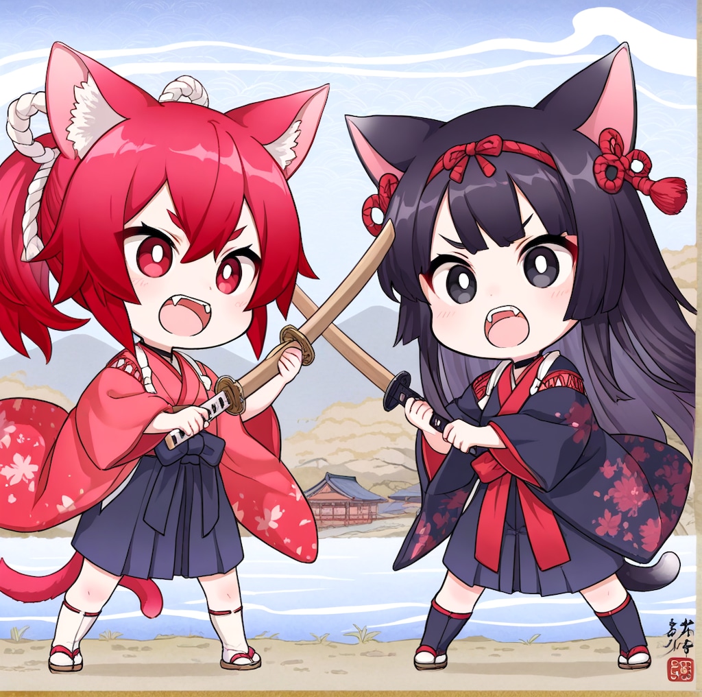 かわにゃかじまのたたかい！！