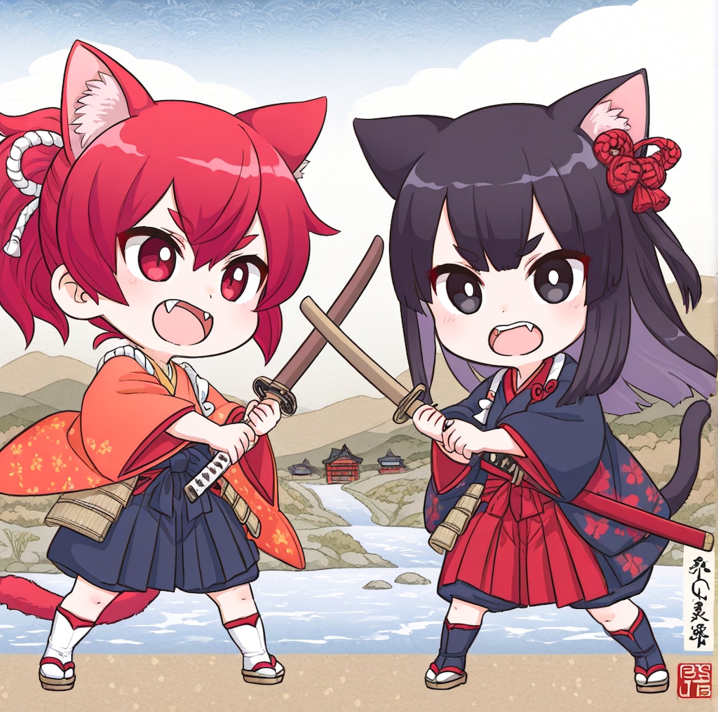 かわにゃかじまのたたかい！！