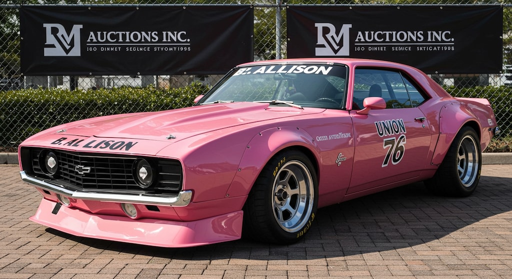 ピンクカマロレーシングカー