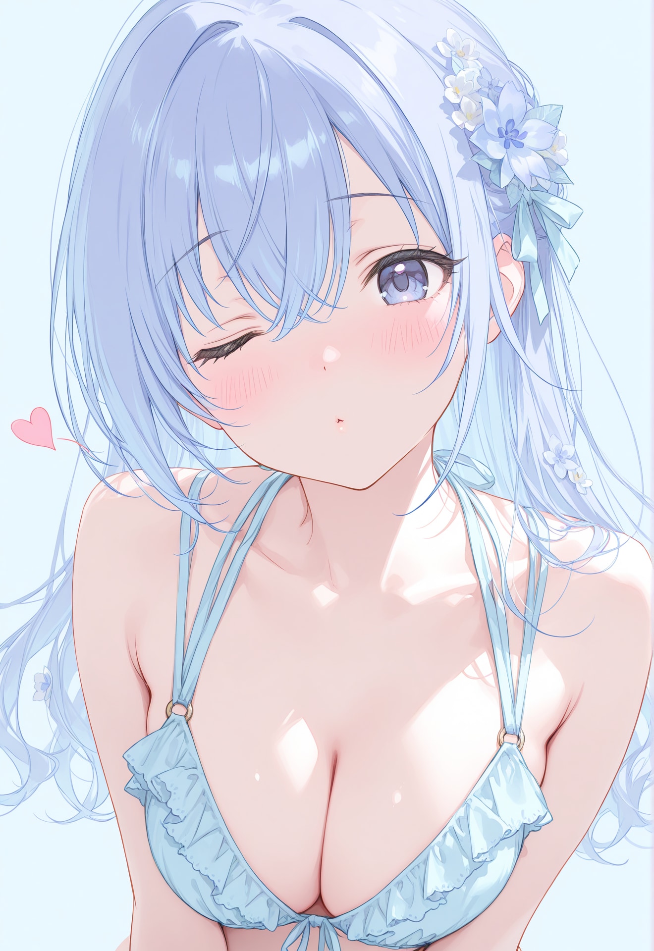 水着姿の鈴木羽那ちゃん
