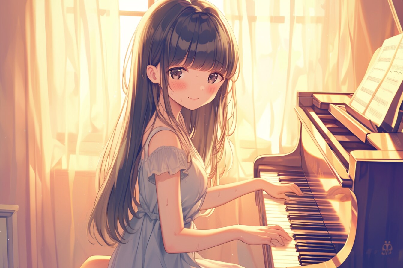 ピアノ少女01🎹✨