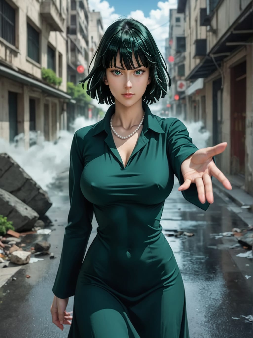 "アニメキャラを実写で再現：フブキ"