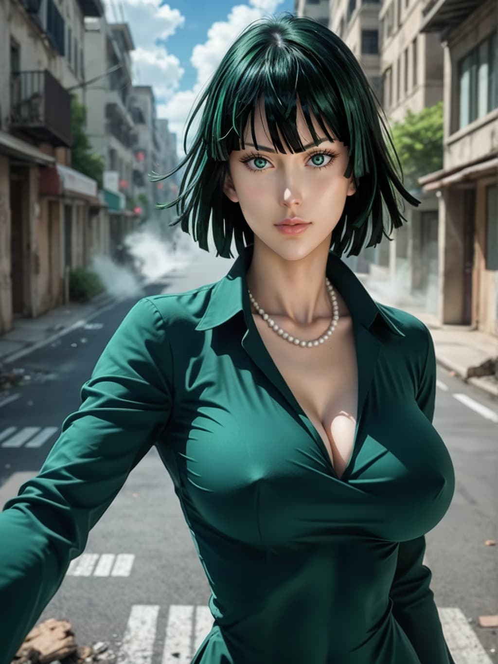 "アニメキャラを実写で再現：フブキ"