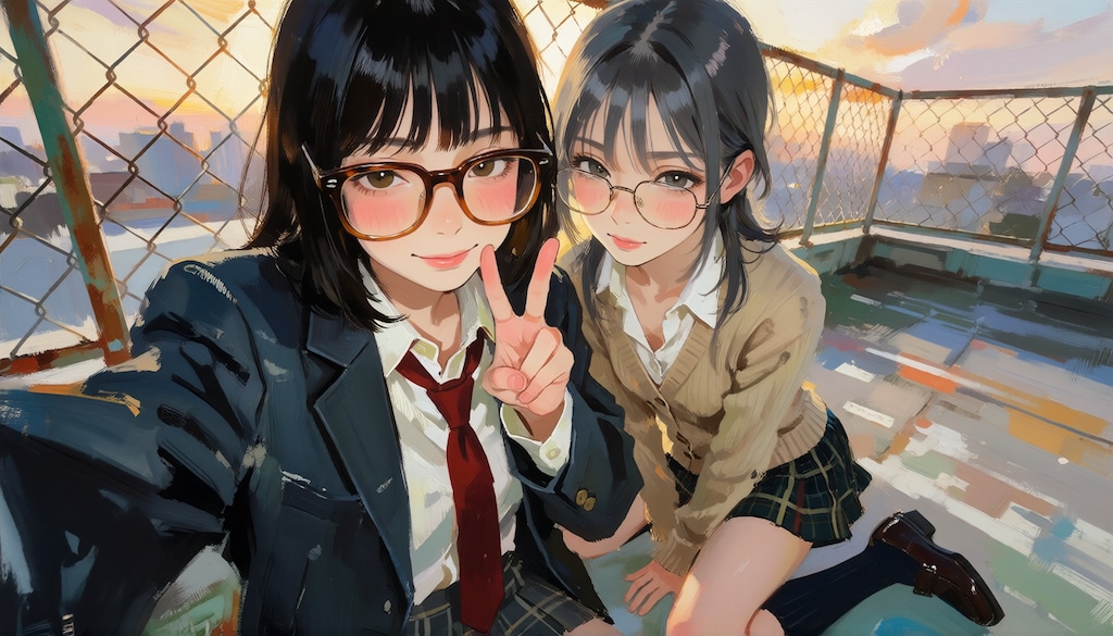 想い出の屋上