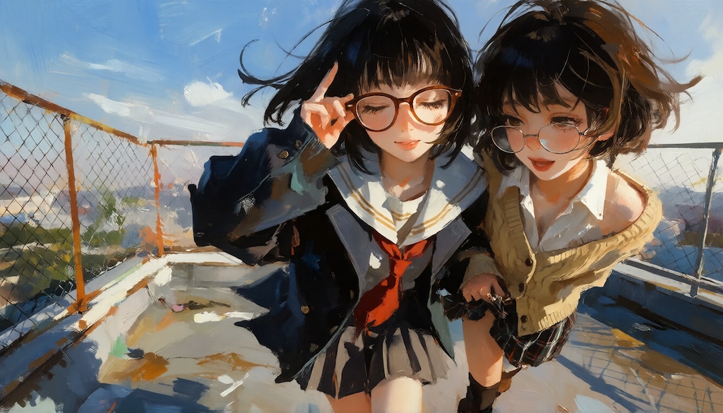 想い出の屋上