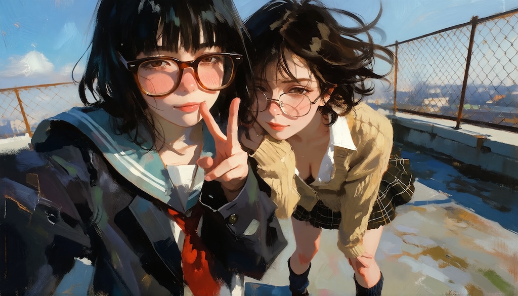 想い出の屋上