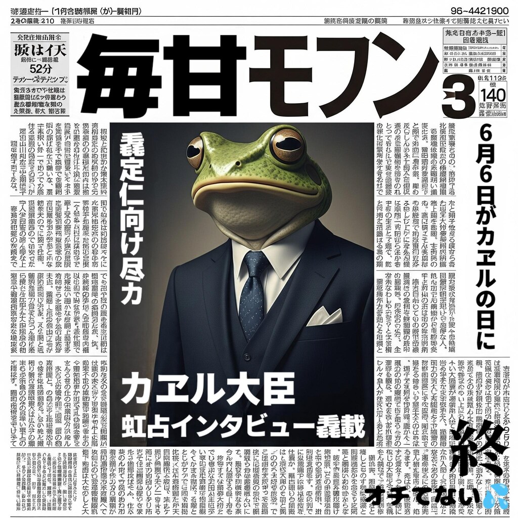 6月6日はカエルの日