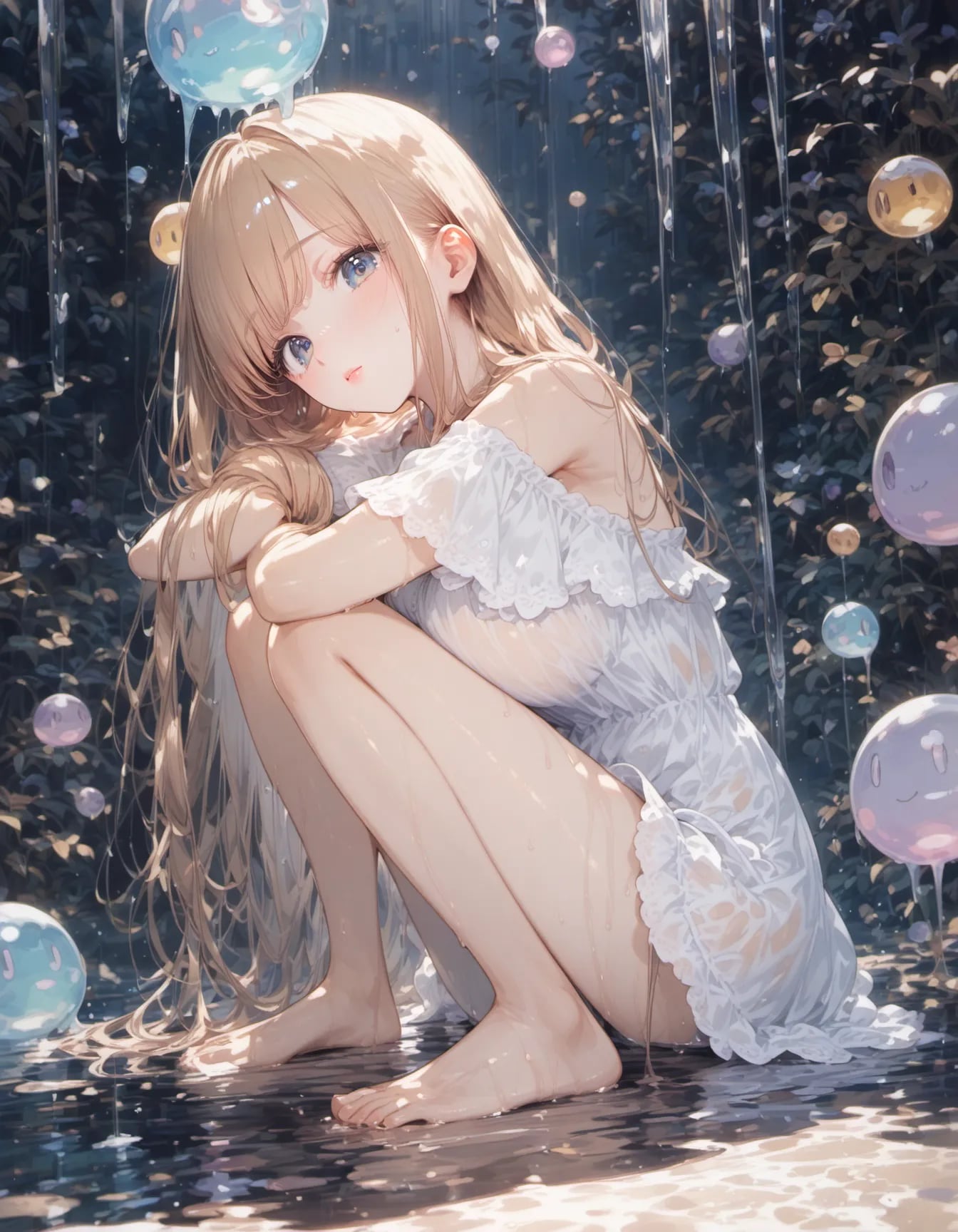 Floating Dreams in Liquid Light