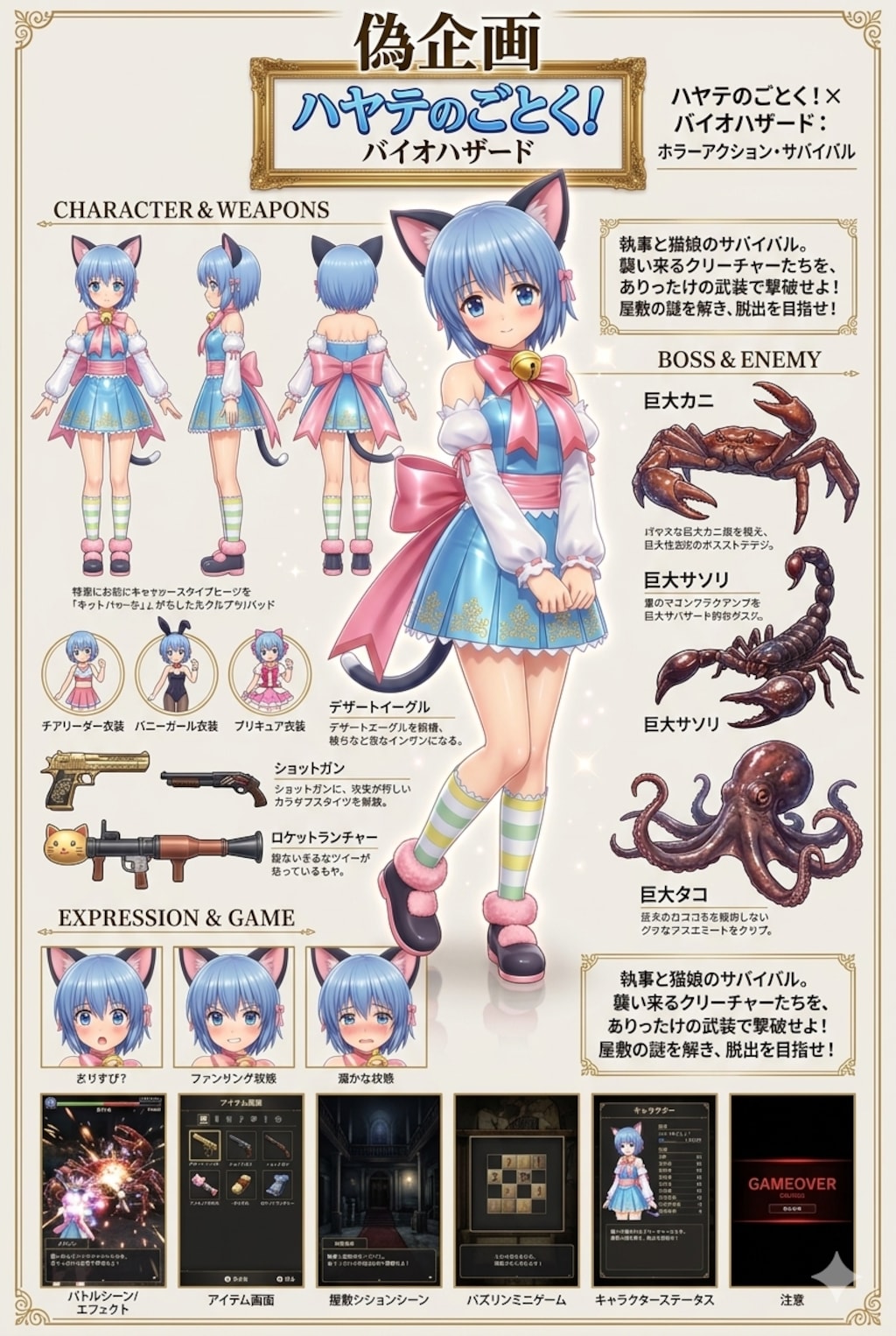 ハヤテのごとく　バイオハザード