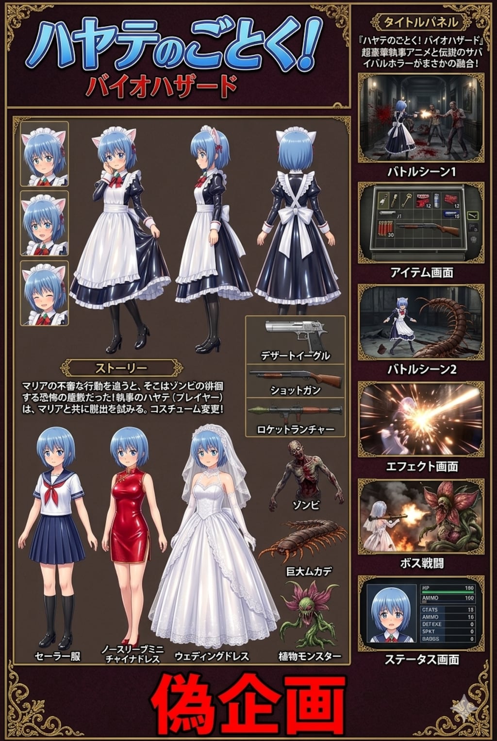 ハヤテのごとく　バイオハザード