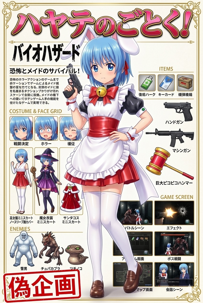 ハヤテのごとく　バイオハザード | の人気AIイラスト・グラビア