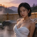 【露天風呂】グラビアアイドル(設定) 2枚目