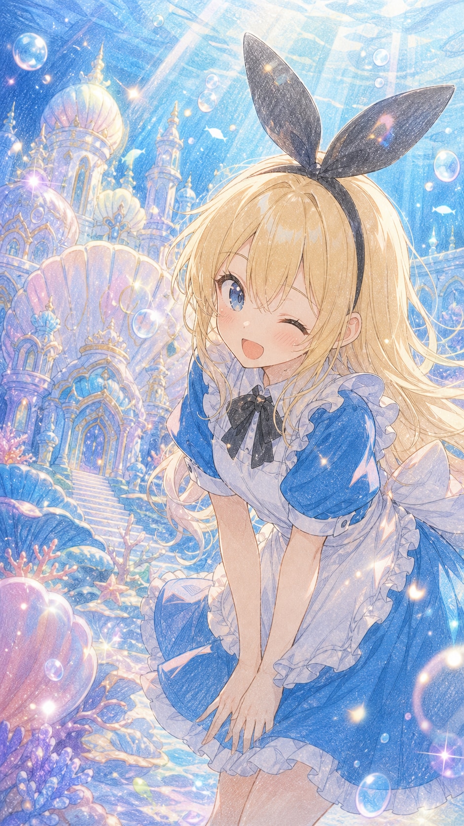 海底宮殿 | の人気AIイラスト・グラビア
