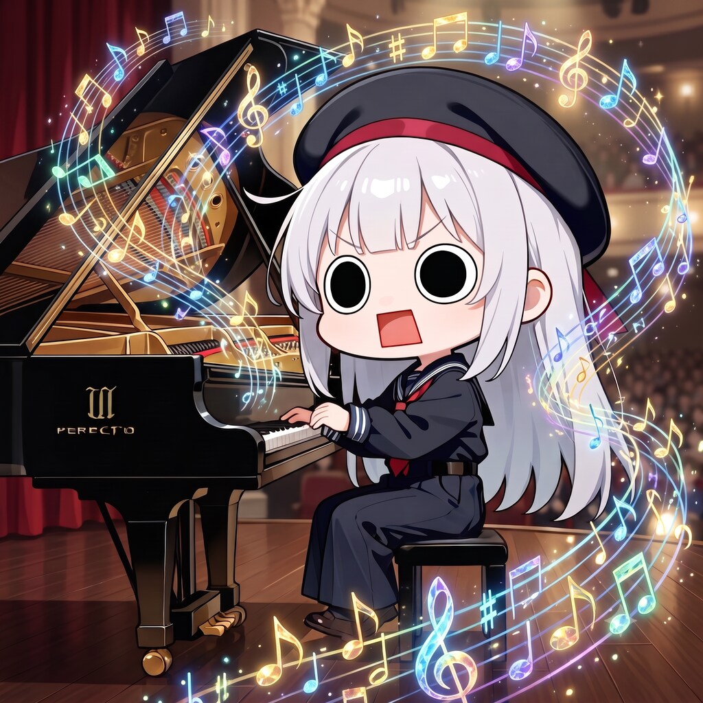 ピアノ演奏えらいこっちゃ嬢