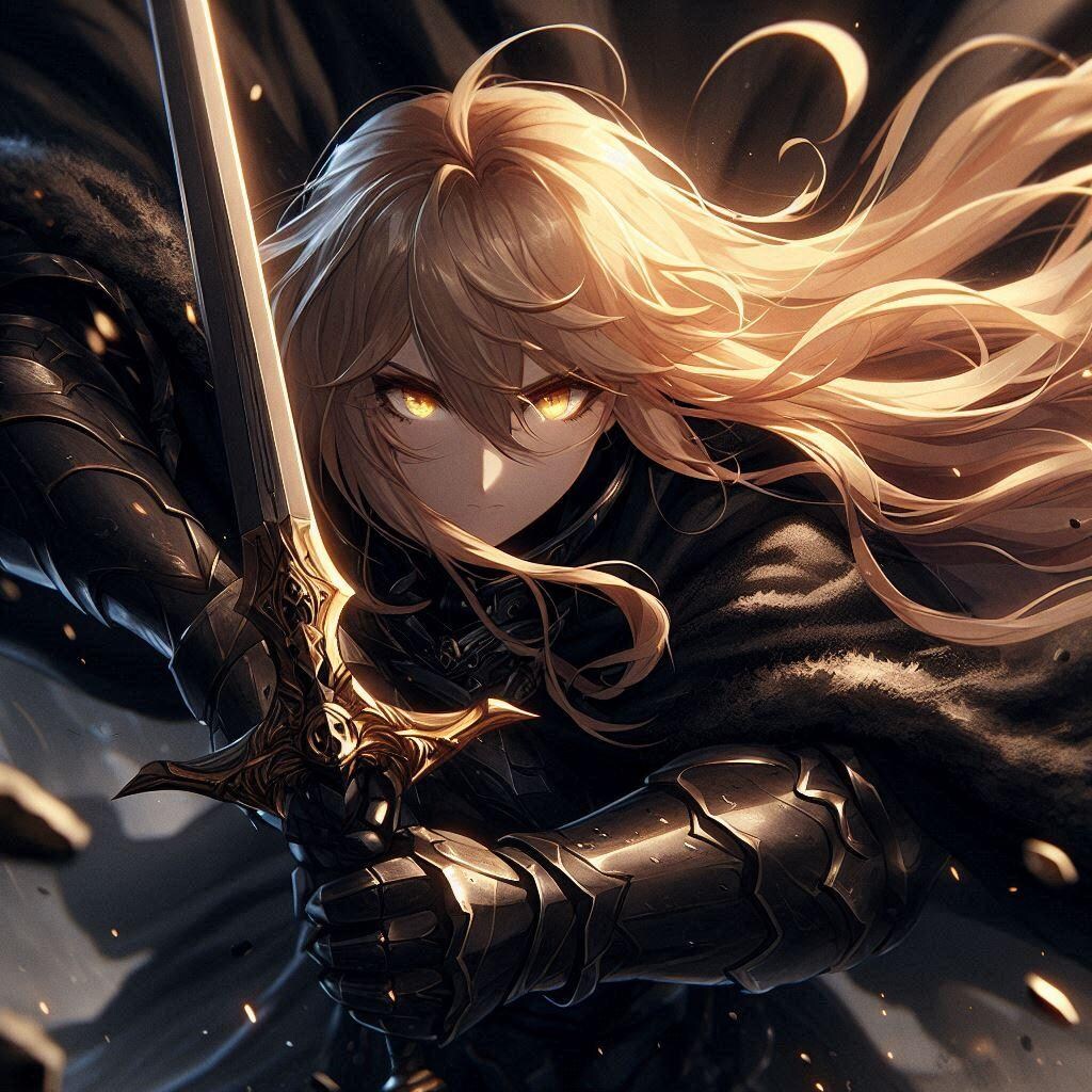 ブロンドの女騎士さん688