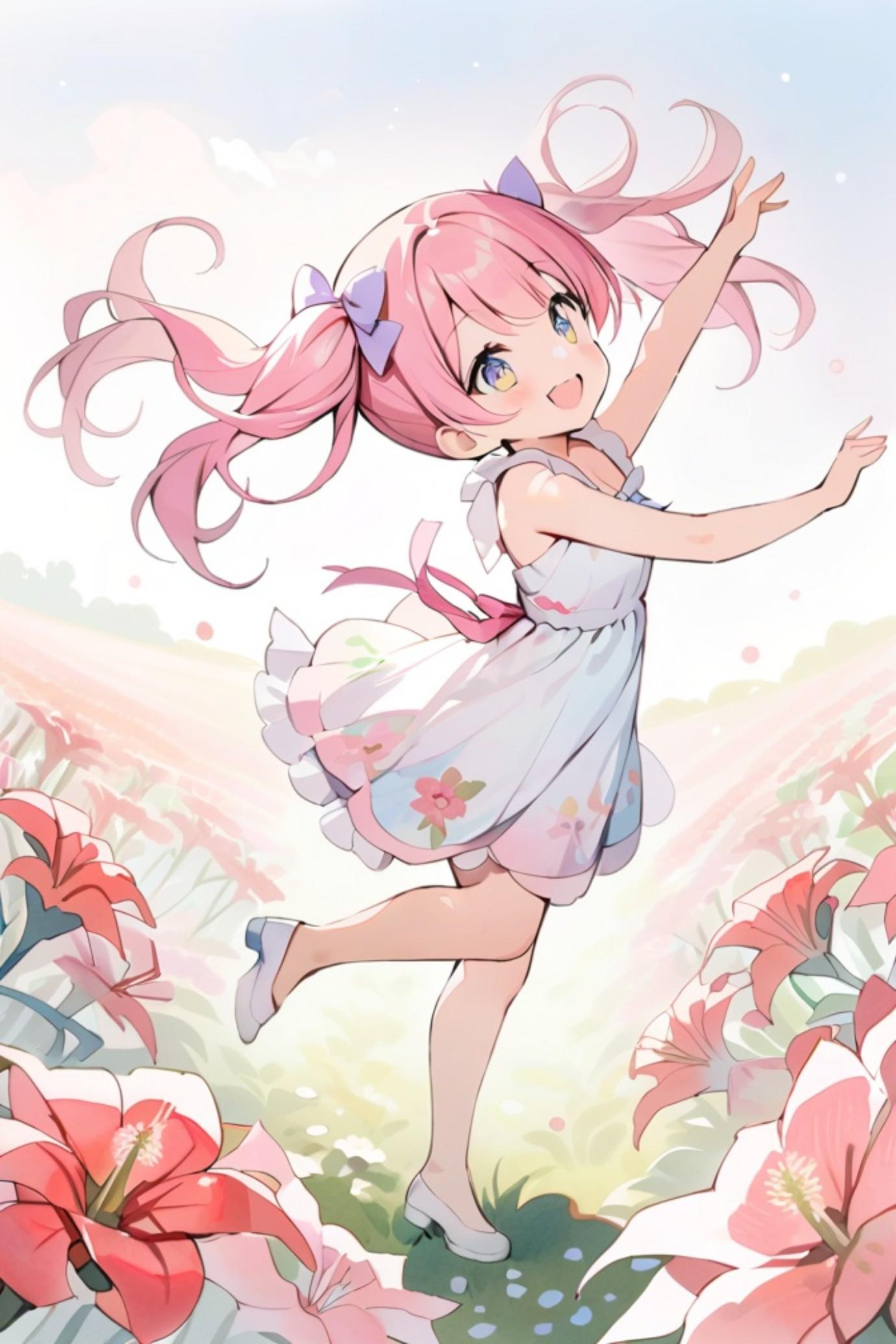 踊るピンク髪ちゃん | の人気AIイラスト・グラビア