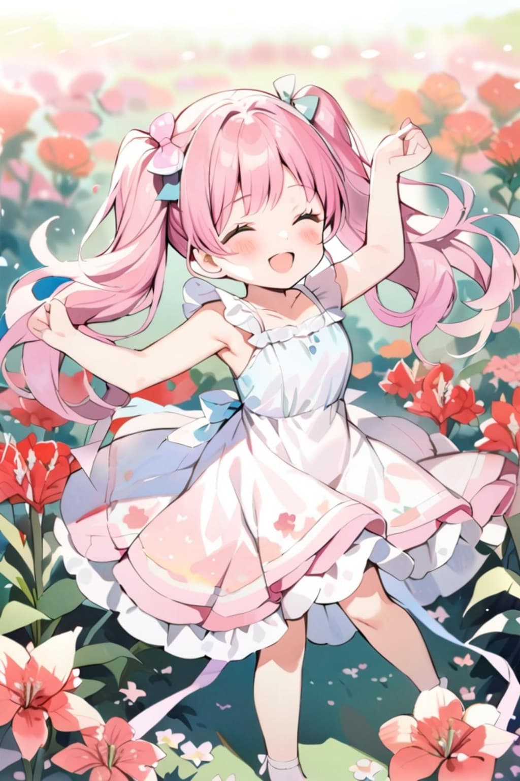 踊るピンク髪ちゃん