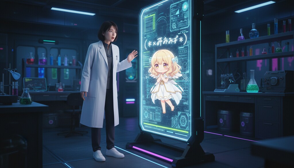 実験ログ：顔文字（デジタル生命体）の召喚に成功 #顔文字