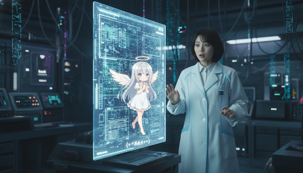 実験ログ：顔文字（デジタル生命体）の召喚に成功 #顔文字