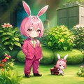ピンクのうさぎボーイ 10枚目