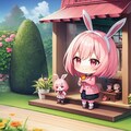 ピンクのうさぎボーイ 4枚目