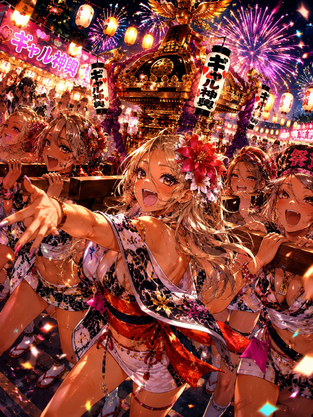 ギャル神輿だ！わっしょい！！