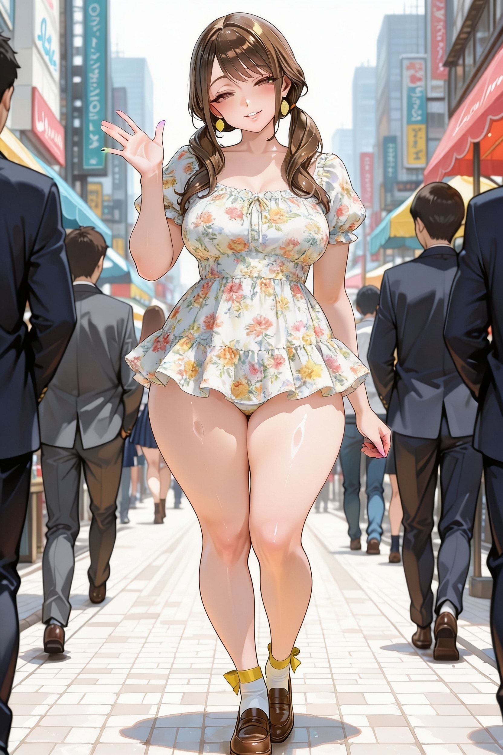花柄攻め