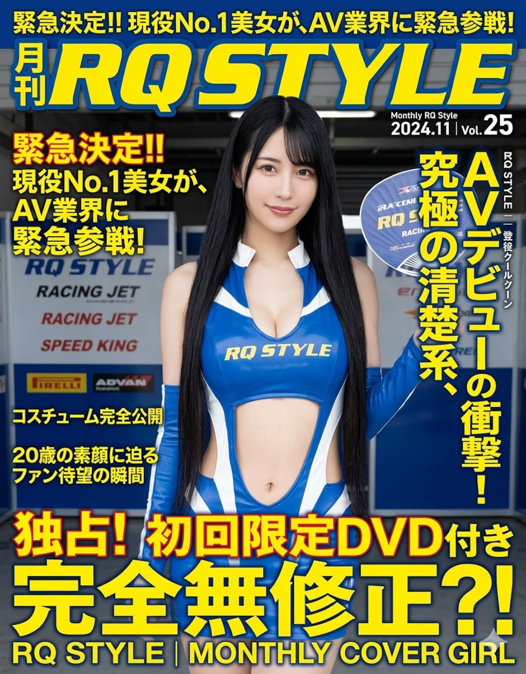 レースクイーンのAVデビュー雑誌2
