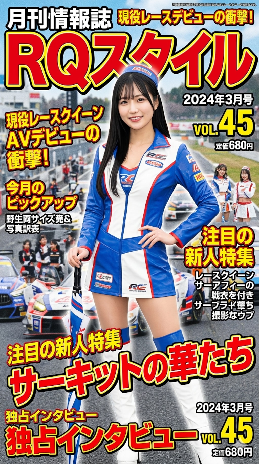レースクイーンのAVデビュー雑誌2