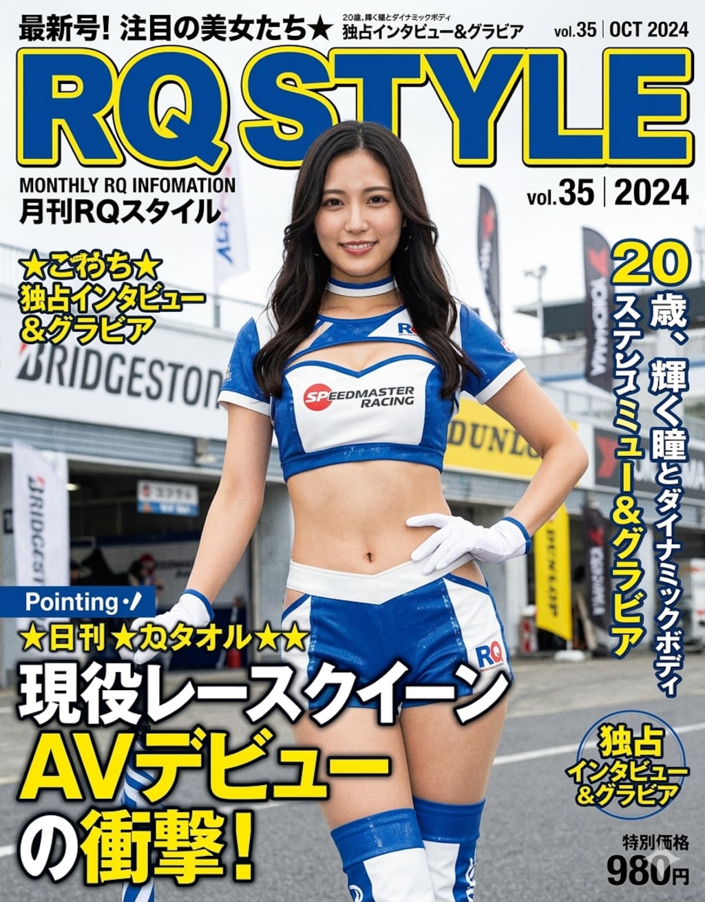 レースクイーンのAVデビュー雑誌2