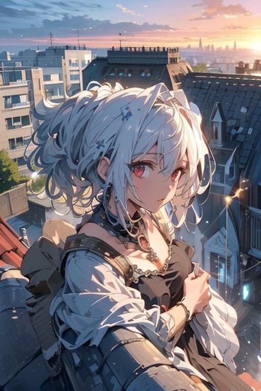 暁の街
