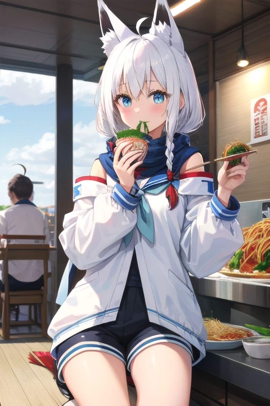 白上ラーメンチャレンジ in アメリカ