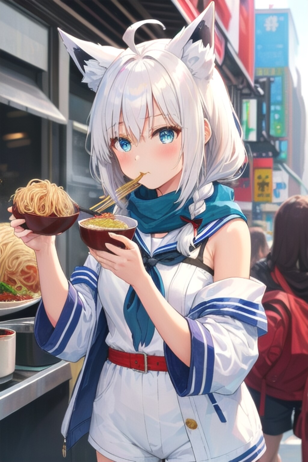 白上ラーメンチャレンジ in アメリカ