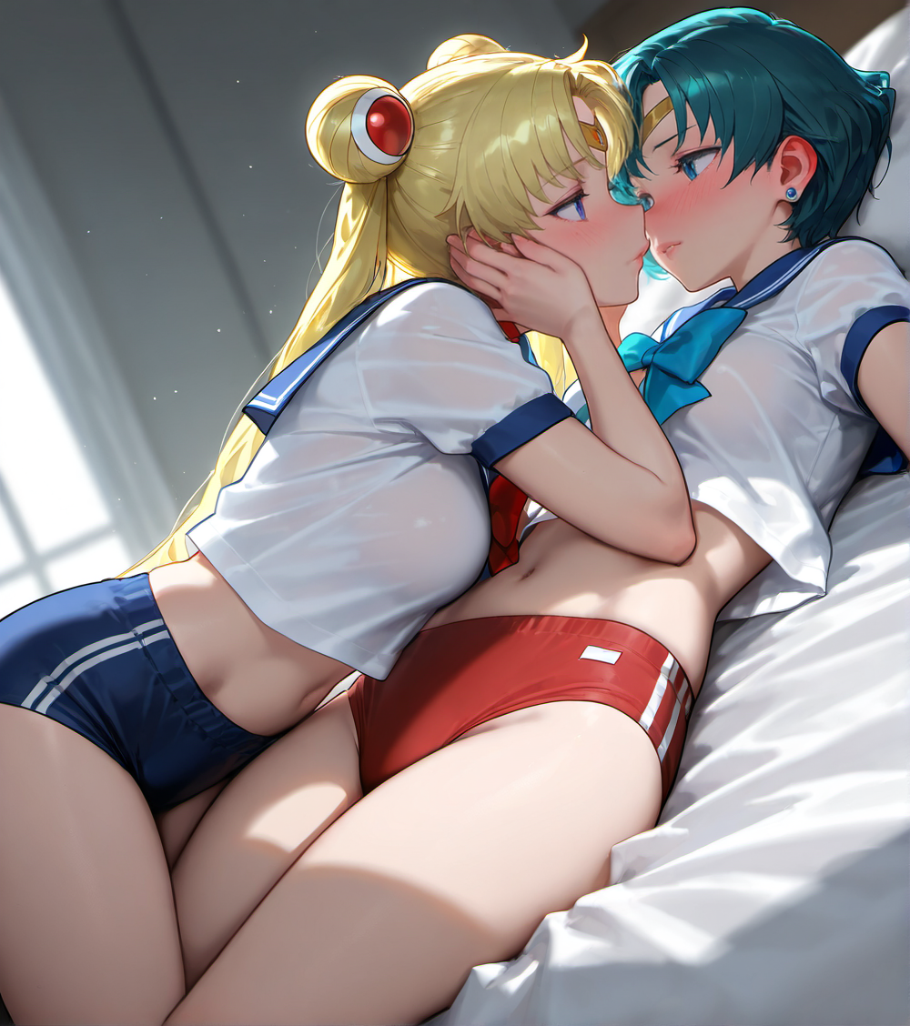 仲良し添い寝