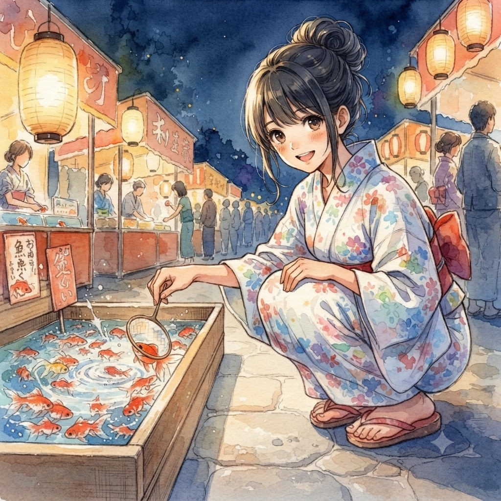 金魚すくい