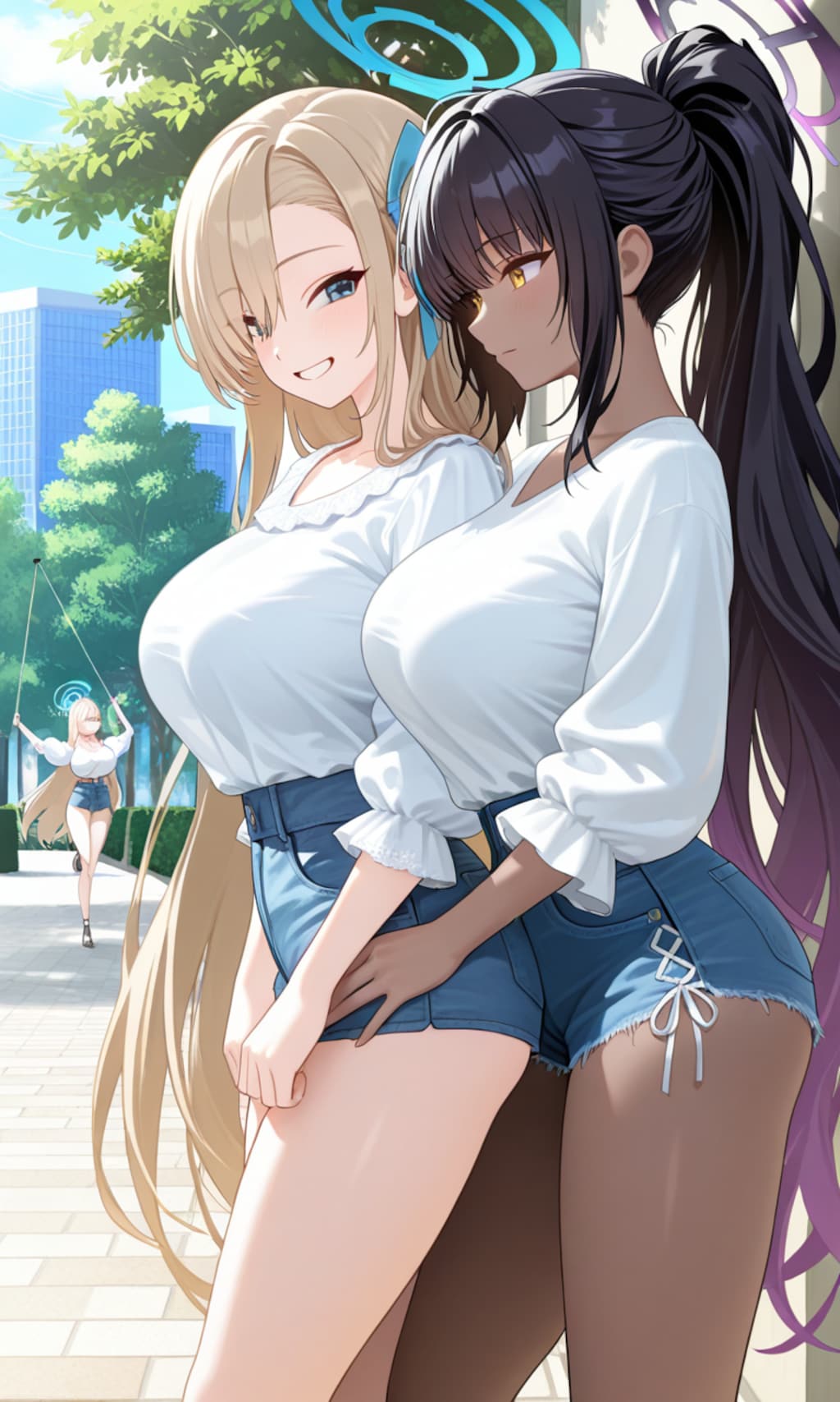 アスナとカリン　私服2
