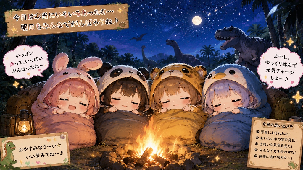 着ぐるみ村の住人が恐竜の世界に３【#サマーアドベンチャーフェス】