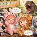 着ぐるみ村の住人が恐竜の世界に３【#サマーアドベンチャーフェス】 3枚目