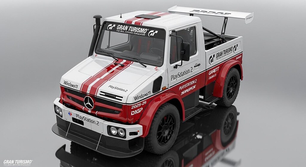 ベンツウニモググランツーリスモプレゼントカー