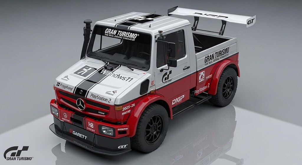 ベンツウニモググランツーリスモプレゼントカー