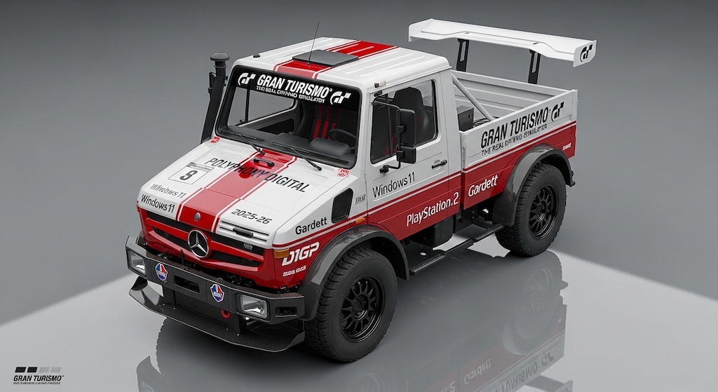 ベンツウニモググランツーリスモプレゼントカー