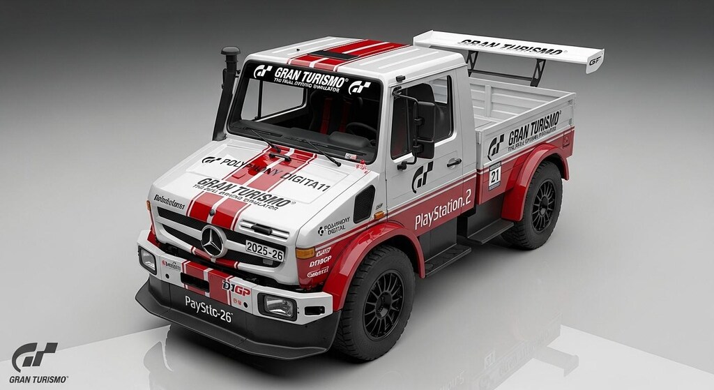 ベンツウニモググランツーリスモプレゼントカー