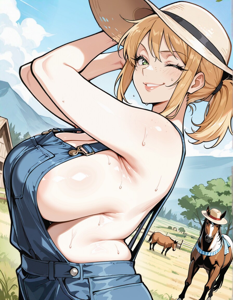 農場のお姉さん