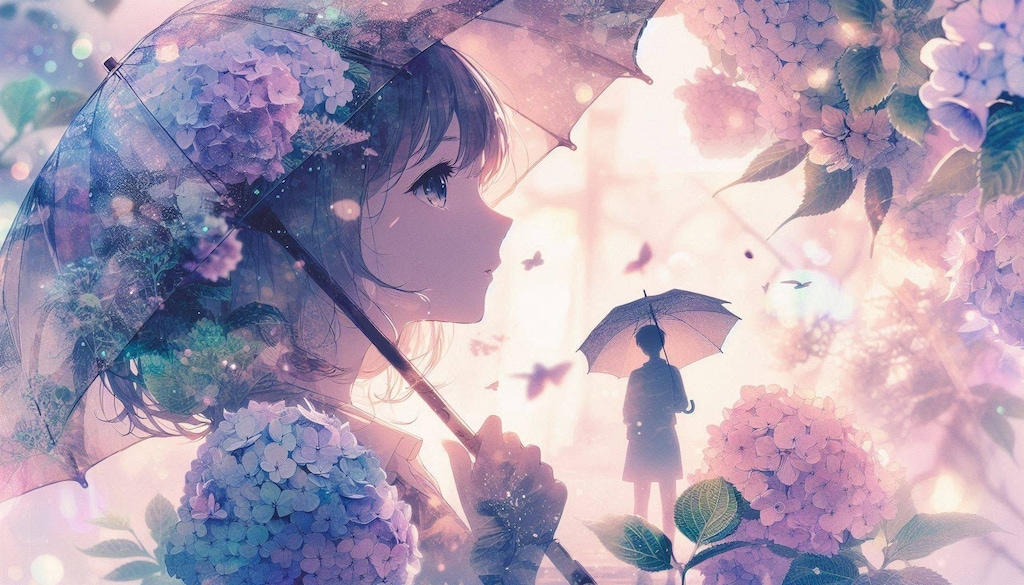 紫陽花咲くあの雨に消えた君へ