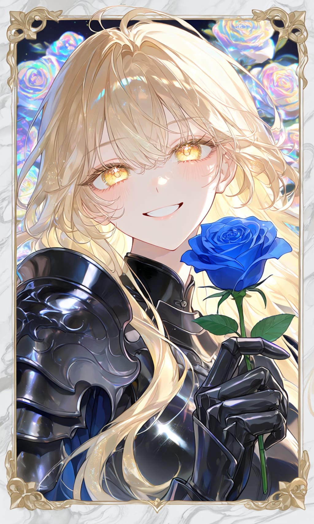 【偽ブロンドの女騎士さん】少女漫画風