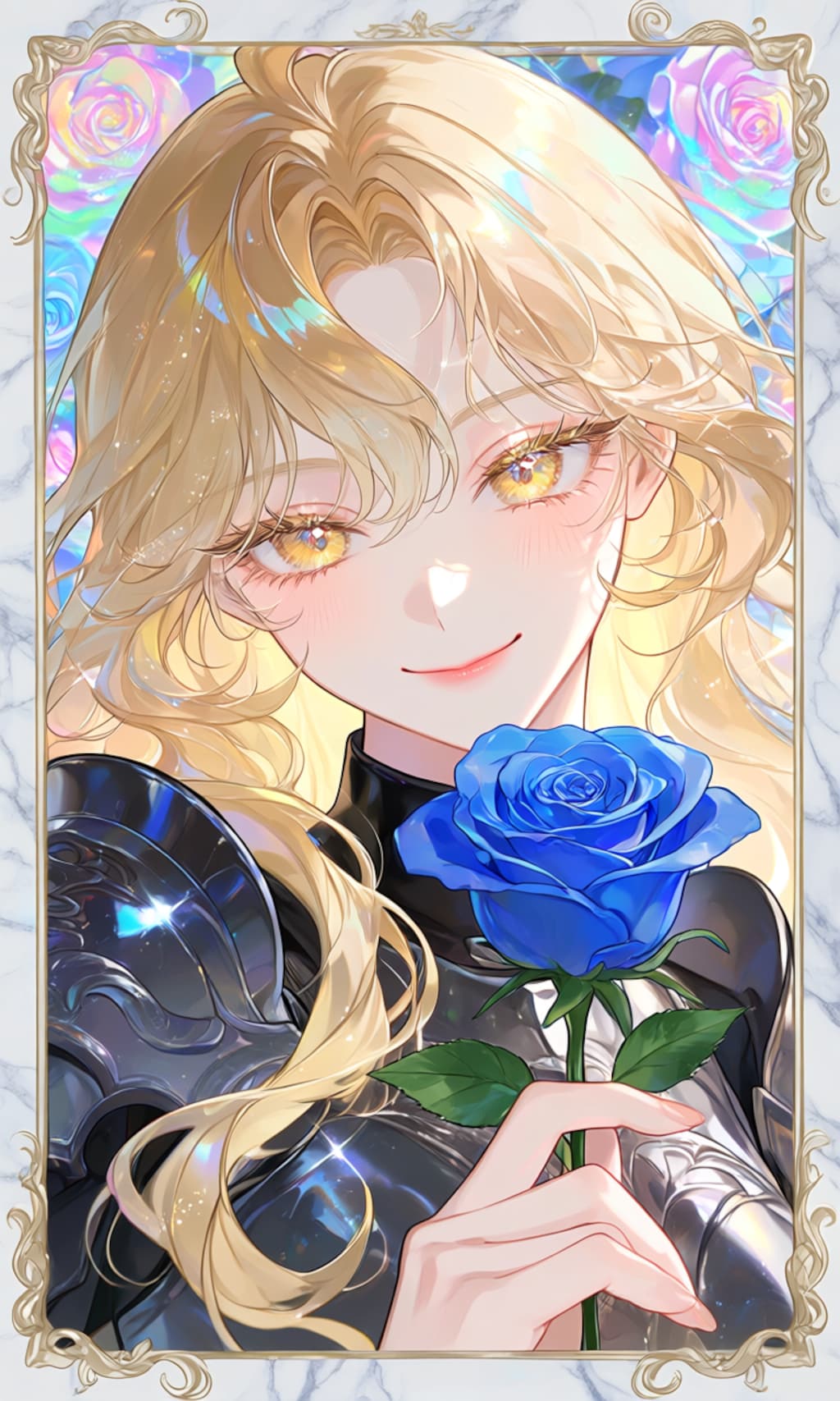 【偽ブロンドの女騎士さん】少女漫画風