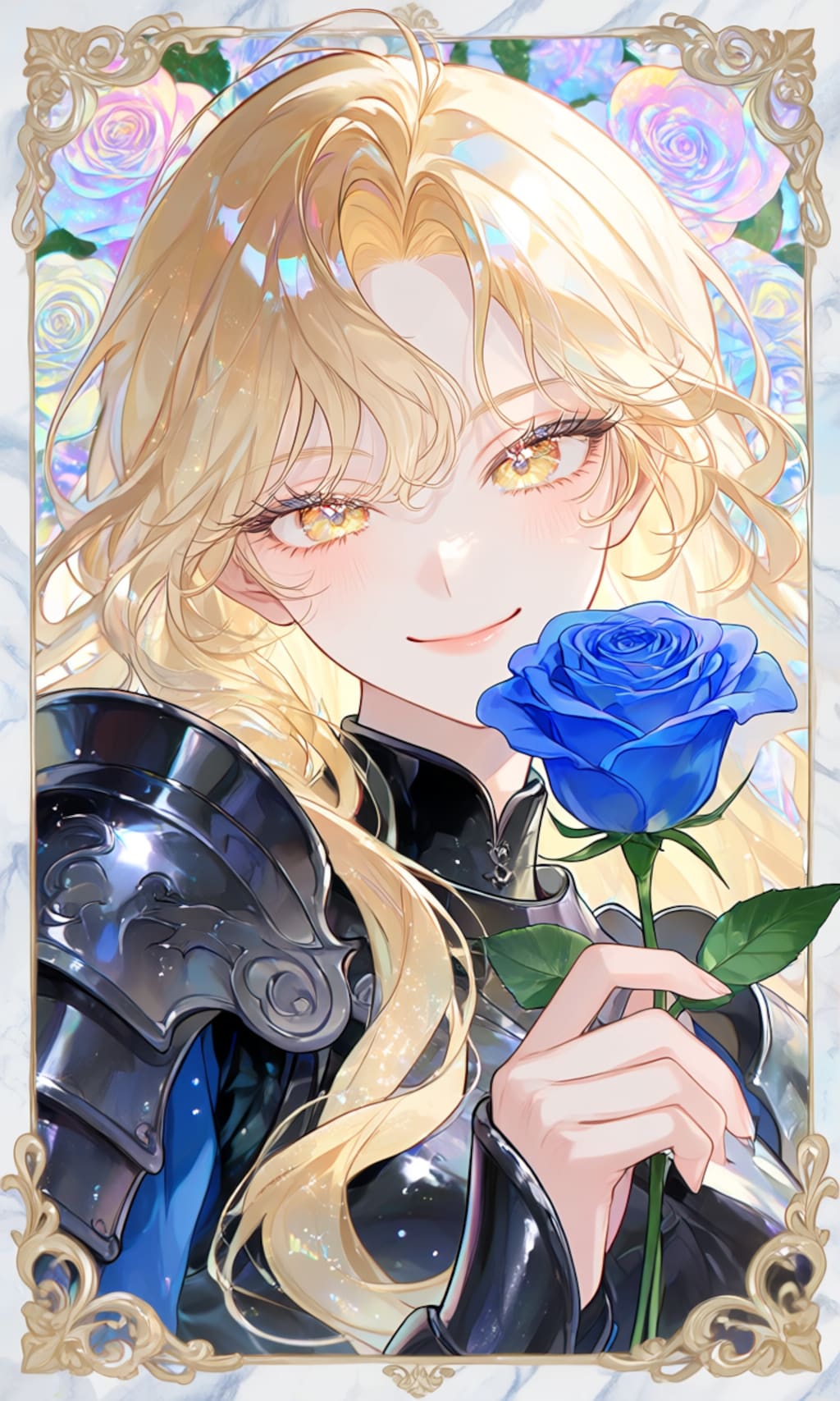 【偽ブロンドの女騎士さん】少女漫画風